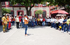 Gobierno de Huejutla participa en Primer Simulacro Nacional 2025