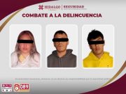 SSPH asegura a los agresores de autobús de pasajeros