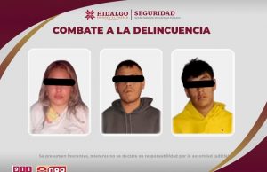 SSPH asegura a los agresores de autobús de pasajeros