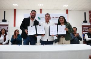 STPSH firma convenios con los ayuntamientos de Mineral del Monte y Omitlán de Juárez