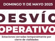 Plan Operativo y Logístico del Tuzobús del domingo 11 de mayo