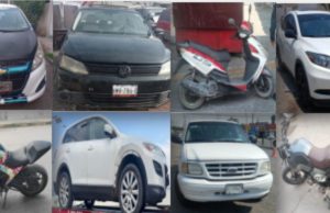 SSPH implementa operativos de revisión vehicular en tianguis de seis municipios