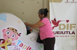 DIF Huejutla continúa con éxito la Colecta de Tapitas Pet para apoyar a tratamientos oncológicos