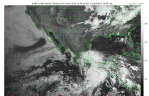 EL HURACÁN ERICK GENERARÁ LLUVIAS EXTRAORDINARIAS EN OAXACA Y TORRENCIALES EN CHIAPAS Y GUERRERO, EN LAS PRÓXIMAS HORAS