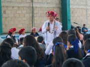 Titular del IHE, Naty Castrejón, encabeza jornada de prevención de adicciones en escuelas de Eloxochitlán