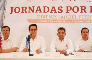 Alfredo San Román participa en Jornadas por La Paz en Huejutla