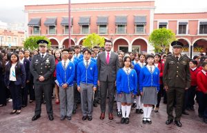 Unidad de Planeación y Prospectiva encabezó el acto cívico de junio con un llamado a la justicia social
