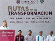 Rutas de la Transformación llevan educación e infraestructura a la sierra hidalguense
