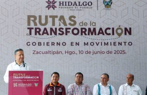 Rutas de la Transformación llevan educación e infraestructura a la sierra hidalguense