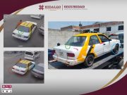 SSPH implementa operativo y asegura taxi involucrado en agresión