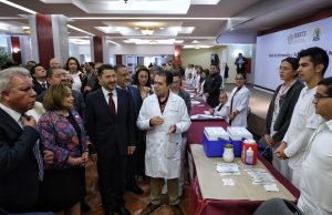 Inaugura Martí Batres feria de servicios para agremiados de la Federación de Sindicatos de Trabajadores al Servicio del Estado (FSTSE)