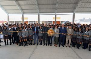 Natividad Castrejón inaugura infraestructura en la Secundaria General “Leona Vicario” de Pachuca