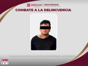 Con videovigilancia y operativo policial, SSPH detiene a sujeto implicado en múltiples robos a vehículos