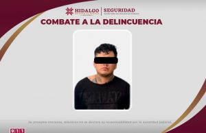 Con videovigilancia y operativo policial, SSPH detiene a sujeto implicado en múltiples robos a vehículos