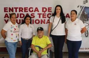 DIF Huejutla realiza entrega masiva de ayudas técnicas