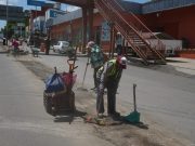 Realiza gobierno de Huejutla limpieza y mantenimiento urbano en zonas clave de la ciudad