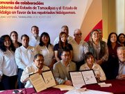 Hidalgo y Tamaulipas firman acuerdo en beneficio de personas migrantes