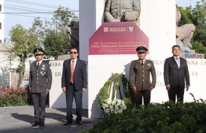 Guardia de honor por el natalicio de Emiliano Zapata