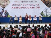 En la Huasteca, Julio Menchaca reconoce el apoyo de la presidenta Claudia Sheinbaum a Hidalgo