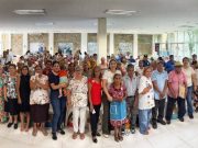 Alfredo San Román y Kristel Rodríguez rinden homenaje a adultos mayores