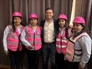 Cascos Rosas Hidalgo fortalecen capacidades para empoderar el liderazgo femenino en el sector hídrico
