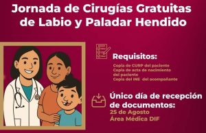 Gobierno Municipal y DIF Huejutla inician Jornada de Cirugías gratuitas de Labio y Paladar Hendido