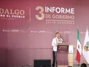 Crecimiento económico con bienestar social, destaca Julio Menchaca en su informe de Tula