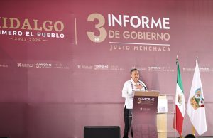 Crecimiento económico con bienestar social, destaca Julio Menchaca en su informe de Tula
