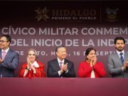 Se llevó a cabo, sin novedad, el Desfile Cívico-Militar alusivo al Inicio de la Independencia de México