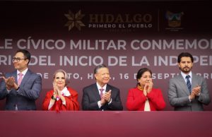 Se llevó a cabo, sin novedad, el Desfile Cívico-Militar alusivo al Inicio de la Independencia de México