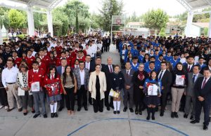 Natividad Castrejón encabezó el inicio el Ciclo Escolar 2025-2026 e inauguró la primaria Ignacio Zaragoza