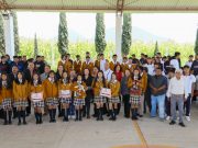 Natividad Castrejón entrega apoyos educativos y laboratorio STEM en Santiago de Anaya e Ixmiquilpan