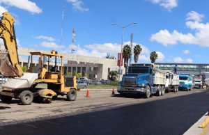 SIPDUS ejecuta trabajos en Avenida Universidad y Bulevar Felipe Ángeles