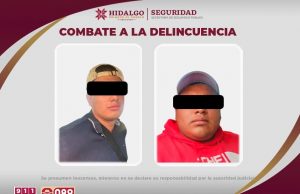 Policías Estatales recuperan vehículo robado y detienen a tres implicados