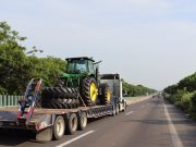 Arriba a Hidalgo maquinaria para comenzar trabajos del Plan Nacional de Tecnificación del Campo