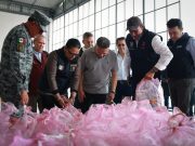 Autoridades recorren aeropuerto de Pachuca para garantizar ayuda a damnificados