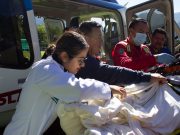 Activan puente aéreo para trasladar a seis pacientes graves desde San Bartolo Tutotepec a Pachuca