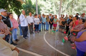 Supervisa titular del IHE avances en rehabilitación de escuelas afectadas por lluvias en Tepehuacán