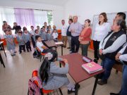 Titular del IHE supervisa recuperación de escuelas en Zimapán y Nicolás Flores