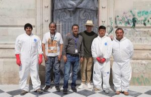 Avanza la restauración del Reloj Monumental de Pachuca: reportan 50% de progreso