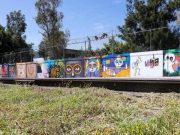 Pachuca celebra el arte urbano con murales del Día de Muertos