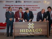 Gobierno de Hidalgo y el INEA van por la alfabetización de 50 mil hidalguenses