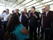 Julio Menchaca continúa supervisión en zonas afectadas en Tepehuacán y Tlanchinol