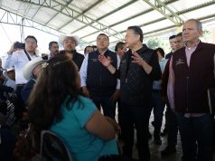 Julio Menchaca continúa supervisión en zonas afectadas en Tepehuacán y Tlanchinol