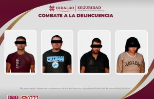 Cae célula dedicada al robo con violencia en carretera a Ciudad Sahagún