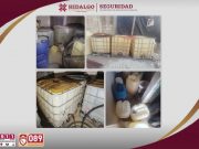 SSPH asegura predio utilizado para almacenamiento de droga e hidrocarburo