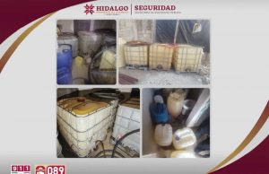 SSPH asegura predio utilizado para almacenamiento de droga e hidrocarburo