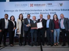 Natividad Castrejón entregó medallas y reconocimientos a docentes en la Práctica Educativa 2025