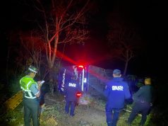 Volcadura de autobús en la México-Tampico