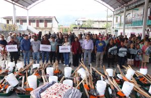 Recibieron apoyos más de 45 comunidades afectadas por la vaguada monzónica de octubre